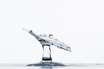 water splash isolated on white background