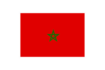 flag vector white isolated background