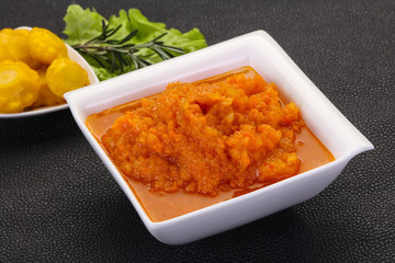 Zucchini squash caviar