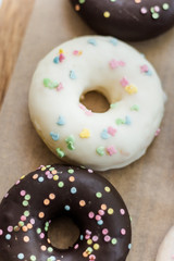 chocolate donuts. putting off my diet for later.