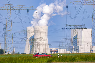 Böhlen, Germany, 05-29-2005  Lippendorf coal-fired power plant