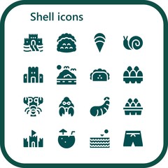 shell icon set