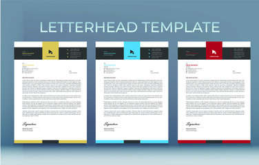 Minimal Letterhead Template Design