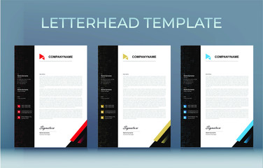 Creative Letterhead Template Design for business