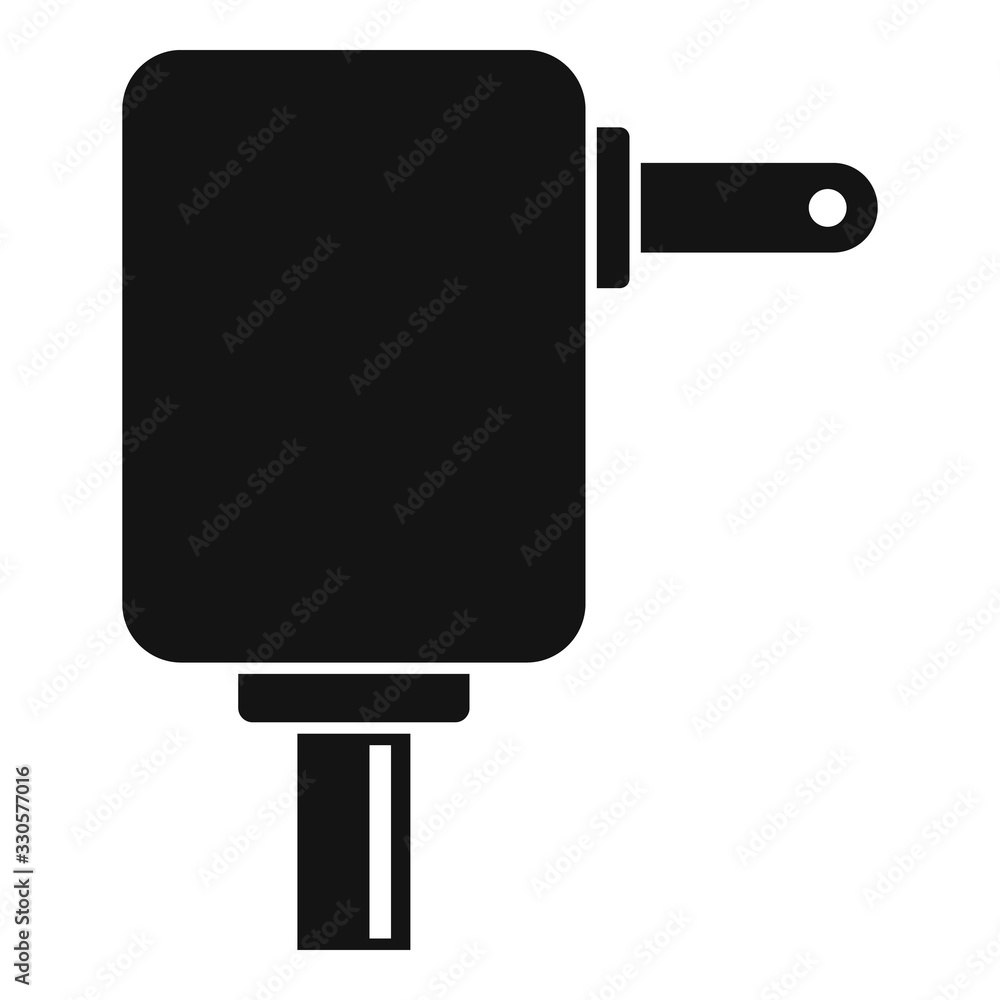 Poster smartphone power adapter icon. simple illustration of smartphone power adapter vector icon for web d