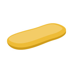 Vector illustration of bun and sesame logo. Graphic of bun and bread vector icon for stock.