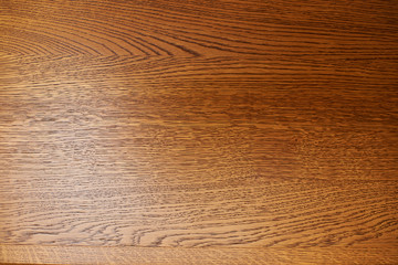 Texture of natural oak varnished