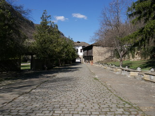 Coure d'un monastère