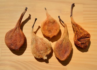 Poires tapées, spécialité culinaire