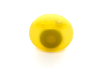 Dental floss isolated on a white background. Professional dental floss for brushing your teeth....