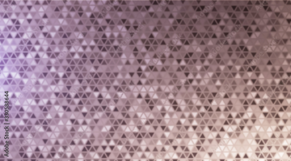 Poster abstract blur multicolored background of triangles. polygonal defocused backdrop.