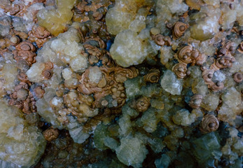 Stones texture and background, Rock texture, Low key.