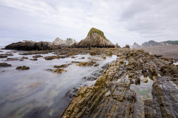Gueirúa beach in Cudillero, Asturias (Spain) has a special charm