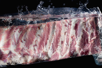 pork ribs in sous vide