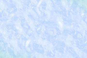 creative blue aqua surface in rain digitally made background illustration