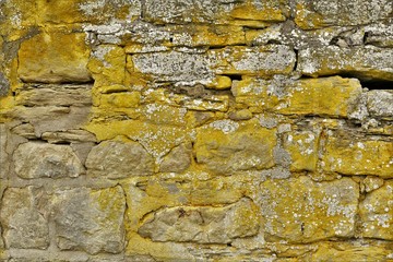 Mauer gelb grau Hintergrund