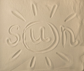 Light Sea Sand Texture Pattern, Sandy Beach Background