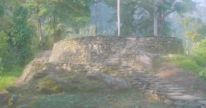 The Famous and Tourist Tayrona Park, the Ciudad Perdida (Lost City) in Magdalena / Colombia, full of Nature, Vegetation, History and Culture