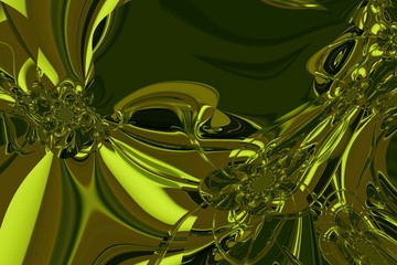 Abstraction in color with various forms  