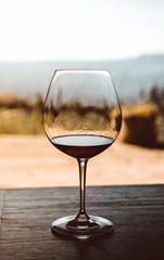 Pinot Noir in a glass