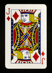 Jack of Diamonds Playing Card