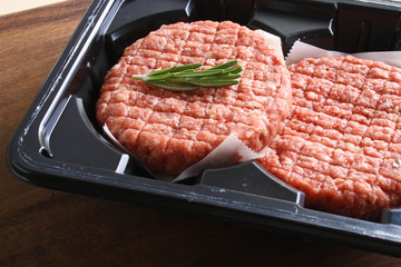 burger cutlet from beef