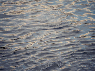 Blue river water surface, Nature texture.