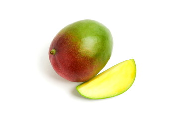 mango fruit isolated on white background