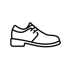 Shoe - minimal thin line web icon. Outline icons collection. Simple vector illustration
