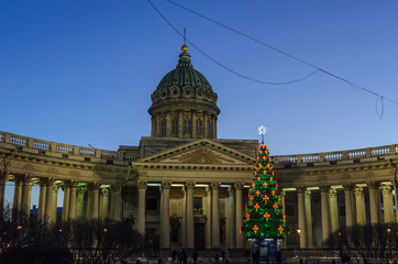 Kazan cathedral peterburg russia