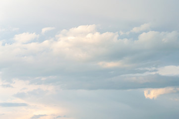 Obraz premium Blue sky background with clouds