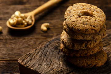 Organic Quinoa Chocolate Cookies from almond flour with nuts