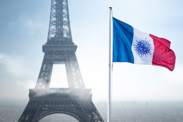 La france est une nation touchée par la pandémie covid19