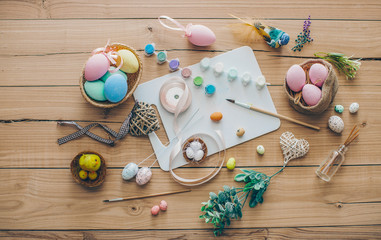 Eggs colored easter. Easter photo. 