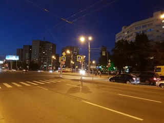 Fototapeta premium street of night city