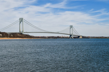 Verrazzano-Narrows Bridge connecting Brooklyn to Staten Island