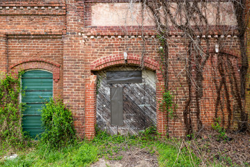 Fototapeta na wymiar Abandoned Cotton Mill near Greensboro, North Carolina