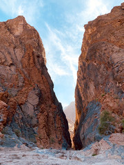 Canyon rosso regione Al Batinah Oman
