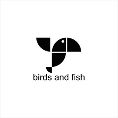 Bird logo, Bird logo design vector illustration, bird logo design template vector image