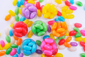 Fototapeta na wymiar Jelly beans