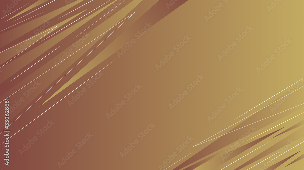 Poster abstract outline triangles shapes polygonal brown gold gradient vector background