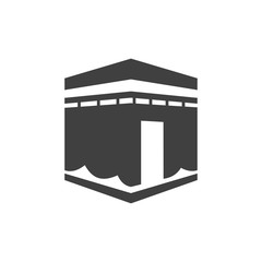 kaaba icon template black color editable. kaaba icon symbol Flat vector illustration for graphic and web design.