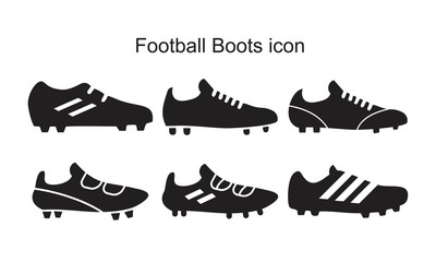 Football Boots icon template black color editable. Football Boots icon symbol Flat vector illustration for graphic and web design. © Alwie99d