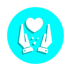 Online marketing, outreach badge icon. Simple thin line, outline vector of online marketing icons for ui and ux, website or mobile application