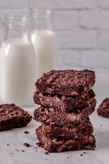 Keto chocolate brownie dessert