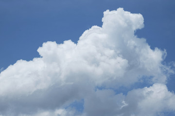 Obraz na płótnie Canvas white clouds in the sky
