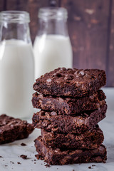 Keto chocolate brownie dessert