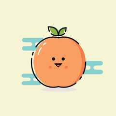 peach_vector_fruit_with_a_minimalist_style