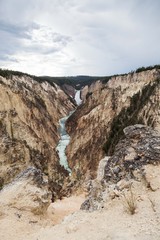 Lower Falls in the Grand Canyon of the Yellowstone