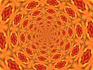 Colorful digital graphic kaleidoscope symmetry mandala style in laser light sunray trial pattern, Tie Dye , spiderweb art abstract background for art projects, banner, business,   card, 3D, template